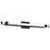 Bowman LED Vanity in Matte Black (72|622203)