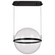 Arvada LED Pendant in Matte Black (72|622034)