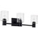 Clarksville Three Light Vanity in Matte Black (72|608063)