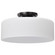 Warren One Light Semi Flush Mount in Gun Metal (72|608035)