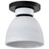Collins One Light Flush Mount in Matte Black (72|608011)