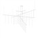 Suspenders Tri-Bar w/ Crystal Ladder Light Luminaires in Satin White (69|SLS4240W)