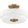 Tosca Three Light Semi-Flush Mount in Brushed Bronze (54|P350284109)