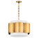 Belinder Four Light Pendant in Non-Lacquered Brass (19|8229447)