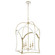 TIffany Four Light Lantern in Studio White|Aged Brass (19|821740880)