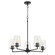 Goodwin Five Light Chandelier in Matte Black (19|6204559)