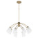 Arpeggio Eight Light Chandelier in Aged Brass (19|6077880)