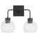 Lacy Two Light Vanity in Matte Black (19|5322159)