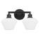 Cassini Two Light Vanity in Matte Black (19|5221259)