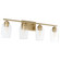 Wallinger Four Light Vanity in Aged Brass (19|5112480)