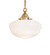 Revival One Light Pendant in Polished Brass (57|276289)