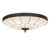 Vincent Six Light Flushmount in Craftsman Brown Hilighted White (57|275189)