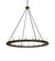 Loxley 20 Light Chandelier in Solar Black W/Brushed Brass (57|273394)