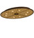 Geometric Eight Light Ceiling Medallion in Tyler Bronze/Goldtastic (57|271331)