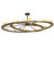 Donner LED Chandelier in Brass (57|271153)