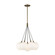 Bolla LED Chandelier in Brushed Gold/Opal Glass (347|CH3117BGOP)