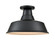 R Series One Light Semi-Flush Mount in Satin Black (59|RCLWF14SB)