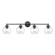 Jonatan Four Light Vanity in Matte Black (59|99104MB)
