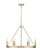 Carruth Six Light Chandelier in Modern Gold (59|9506MG)