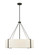 Telfar Six Light Pendant in Matte Black/White (59|28206MBWH)