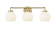 Oprah Three Light Vanity in Vintage Brass (59|22403VB)
