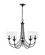 Waddingham Five Light Chandelier in Matte Black (59|22405MB)