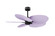 Alessandra Tropical 48'' Ceiling Fan in Matte Black (101|AKTPBKLI)