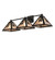 Pinecone Three Light Wall Sconce in Textured Black (57|275046)