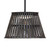 Peach Basket LED Pendant in Weathered Wicker (57|271819)