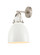 Downtown Urban One Light Wall Sconce in Brushed Brass (405|4101WBBM4128W)