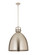 Downtown Urban One Light Pendant in Brushed Brass (405|4101SLBBM41218W)
