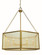 Mila Six Light Chandelier in Brushed Brass (8|5916BR)