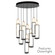 Delphi LED Pendant in Black/Gold (48|89324031ST)