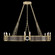 Mirage 12 Light Chandelier in Soft Gold Leaf/Nickel/Pebble (48|100048521)