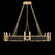 Mirage 12 Light Chandelier in Gold Leaf/Nickel/Black Knight (48|100048323)