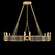Mirage 12 Light Chandelier in Gold Leaf/Brass/Pebble (48|100048311)