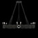 Mirage 12 Light Chandelier in Black Iron/Nickel/Black Knight (48|100048123)