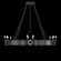 Mirage 12 Light Chandelier in Black Iron/Nickel/Pebble (48|100048121)