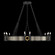 Mirage 12 Light Chandelier in Black Iron/Brass/Coco (48|100048112)