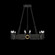 Mirage 12 Light Chandelier in Black Iron/Brass/Black Knight (48|100047113)