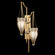 Mirage Two Light Wall Sconce in Gold Leaf/Nickel/Coco (48|100046322)