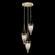 Mirage Three Light Pendant in Champagne/Brass/Black Knight (48|100044613)
