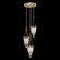 Mirage Three Light Pendant in Soft Gold Leaf/Nickel/Pebble (48|100044521)
