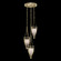 Mirage Three Light Pendant in Soft Gold Leaf/Brass/Black Knight (48|100044513)