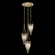 Mirage Three Light Pendant in Soft Gold Leaf/Brass/Pebble (48|100044511)