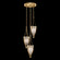 Mirage Three Light Pendant in Gold Leaf/Brass/Coco (48|100044312)
