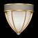 Mirage One Light Wall Sconce in Gold Leaf/Nickel/Coco (48|100043322)