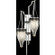 Mirage Two Light Wall Sconce in Silver Leaf/Brass/Black Knight (48|100041413)