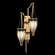 Mirage Two Light Wall Sconce in Gold Leaf/Brass/Black Knight (48|100041313)