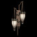 Mirage Two Light Wall Sconce in Bronze/Nickel/Black Knight (48|100041223)
